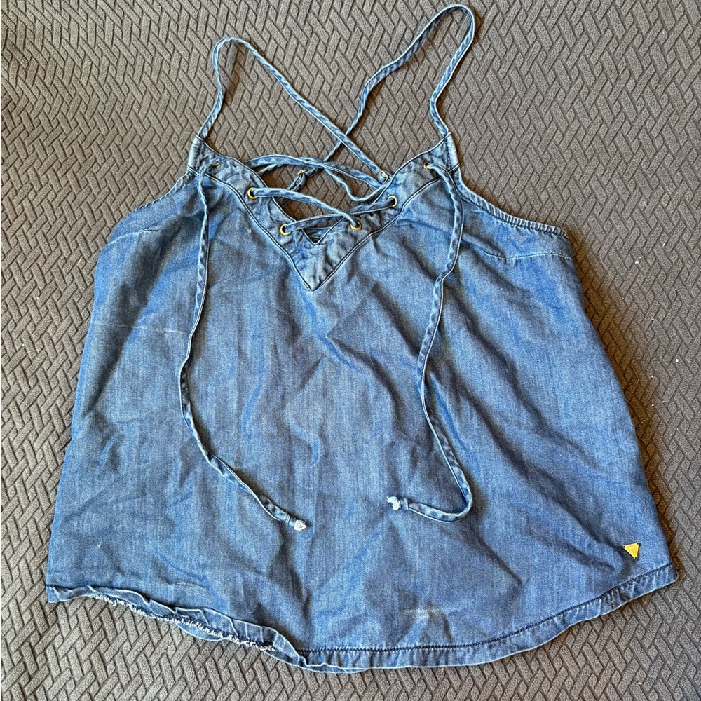 Guess Blue denim Camisole